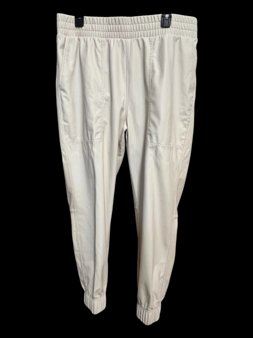 🆕 NWT CALIA Journey Chantilly Faux Leather Jogger Pants | Size Large
